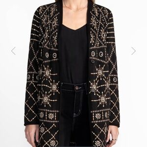 Johnny Was Biya RHODES Geometric Cardigan